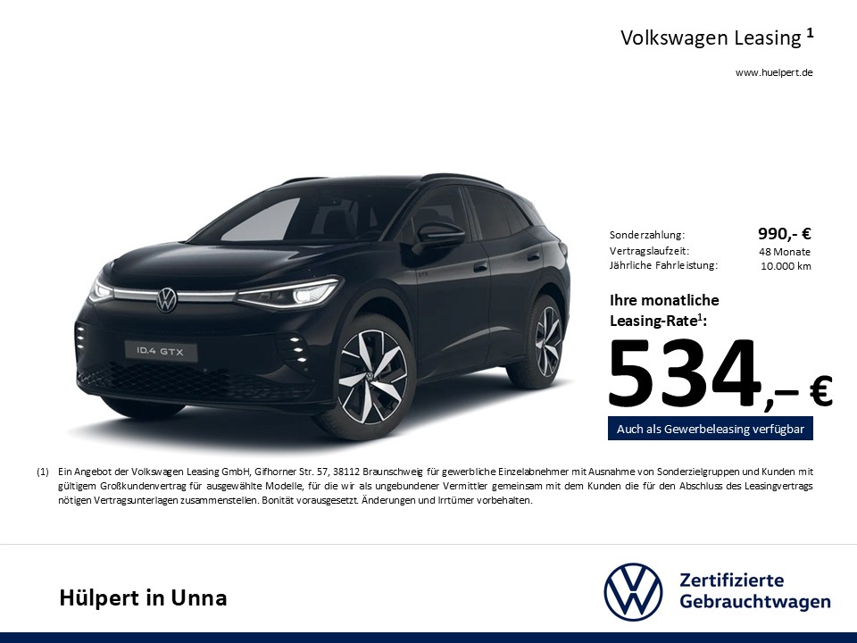 Volkswagen ID.4 GTX 4X4 WÄRMEPUMPE PANO ACC LM20 MATRIX NAVI