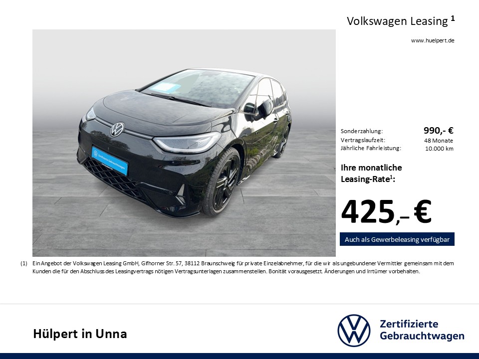 Volkswagen ID.3 GTX PERFORMANCE WÄRMEPUMPE PANO 360CAM LM20