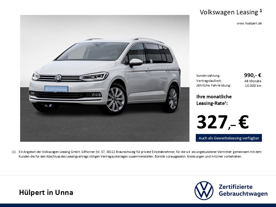 Volkswagen Touran 2.0 HIGHLINE 7SITZE AHK CAM ACC LM17 NAVI
