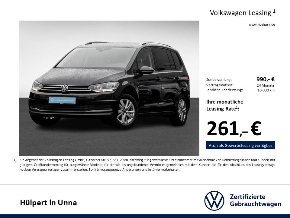 Volkswagen Touran 1.5 COMFORTLINE 7SITZE AHK CAM ACC NAVI