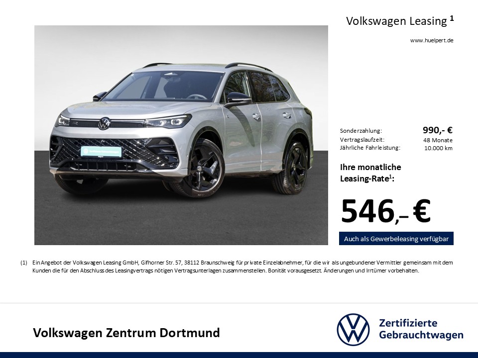 Volkswagen Tiguan 2.0 R-LINE BLACK STYLE eSITZE LEDER ALU19
