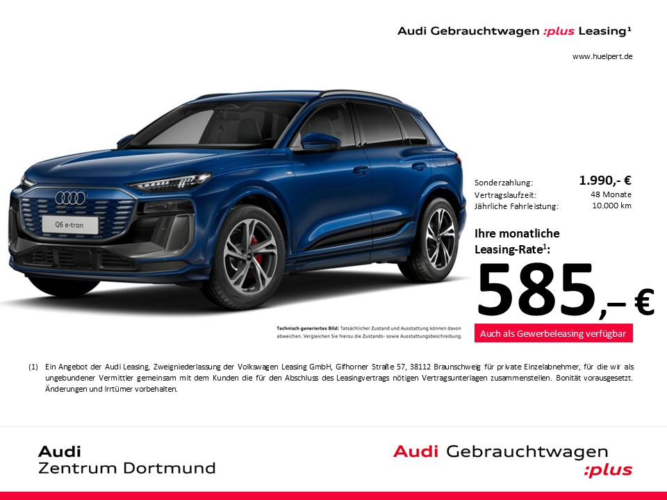 Audi Q6 e-tron performance S LINE B&O 360CAM ACC LM20
