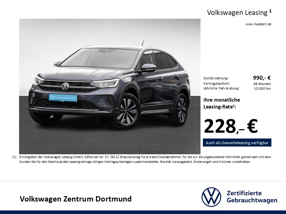 Volkswagen Taigo 1.0 MOVE PANO CAM NAVI ALU SITZHEIZUNG LED