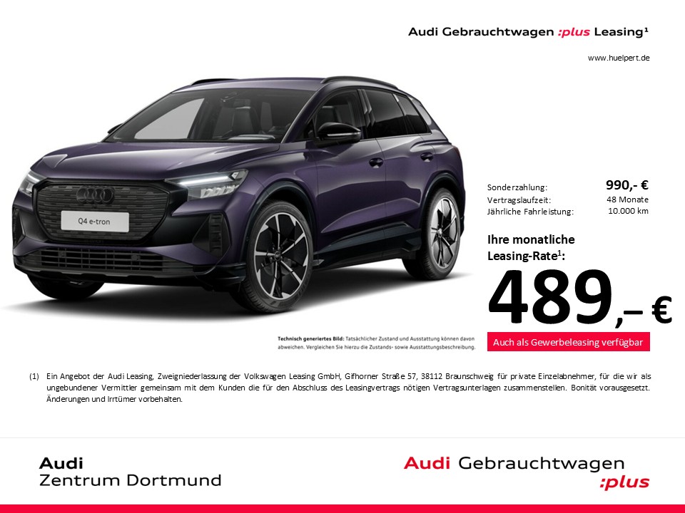 Audi Q4 e-tron 55 quattro S LINE AHK 360°CAM ACC LM21