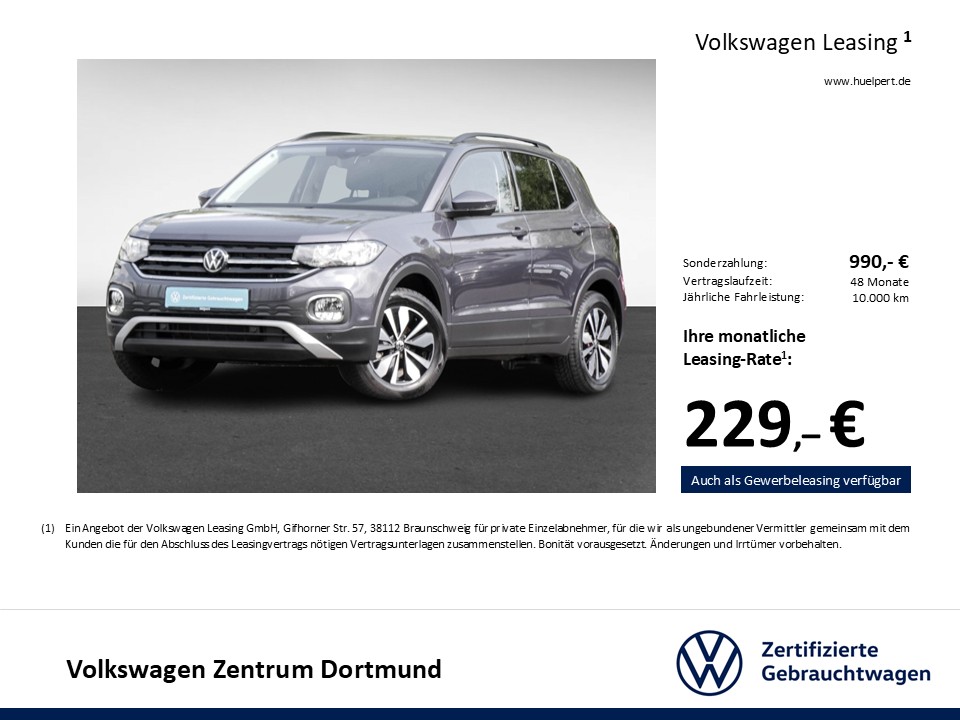 Volkswagen T-Cross 1.0 MOVE SITZHEIZ. NAVI ALU16 USB DAB+