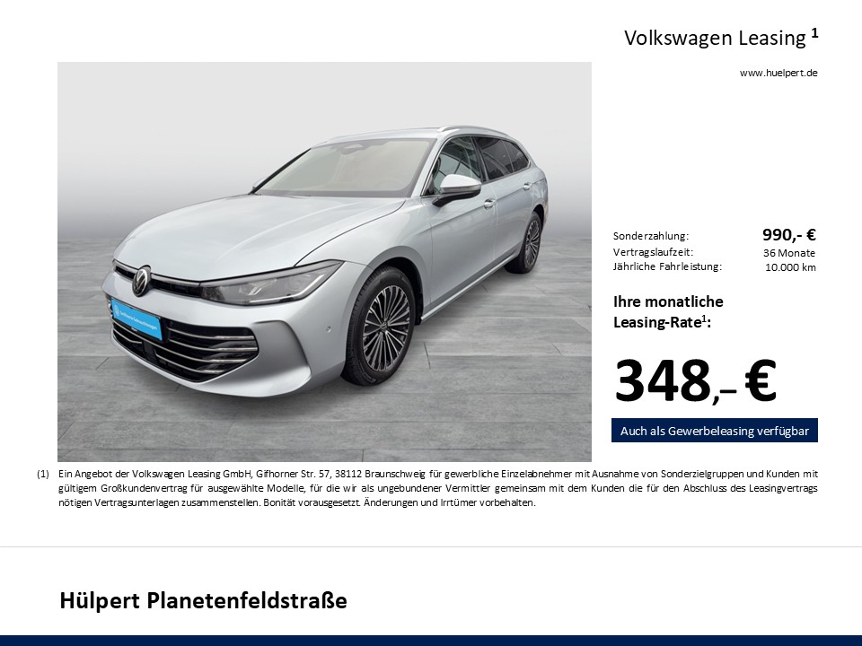 Volkswagen Passat Variant 2.0 ELEGANCE NEUES MODELL AHK CAM