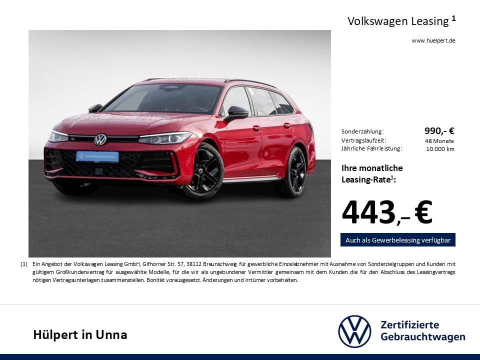 Volkswagen Passat Variant 2.0 R-LINE NEUES MODELL AHK CAM