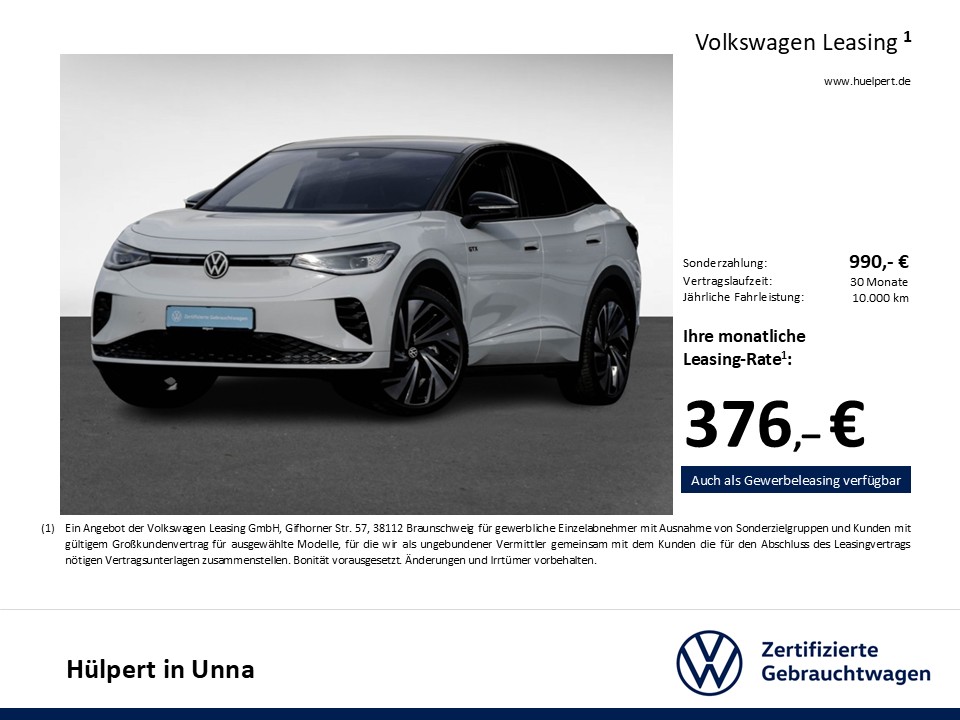 Volkswagen ID.5 GTX 4X4 WÄRMEPUMPE ACC LM21 NAVI SITZHEIZ.