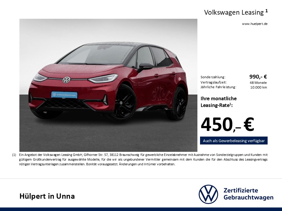 Volkswagen ID.3 GTX PERFORMANCE WÄRMEPUMPE ACC LM20 NAVI
