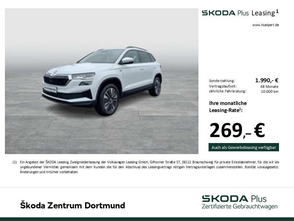 Skoda Karoq 1.5 TOUR PANO AHK 360°CAM ACC EKLAPPE NAVI