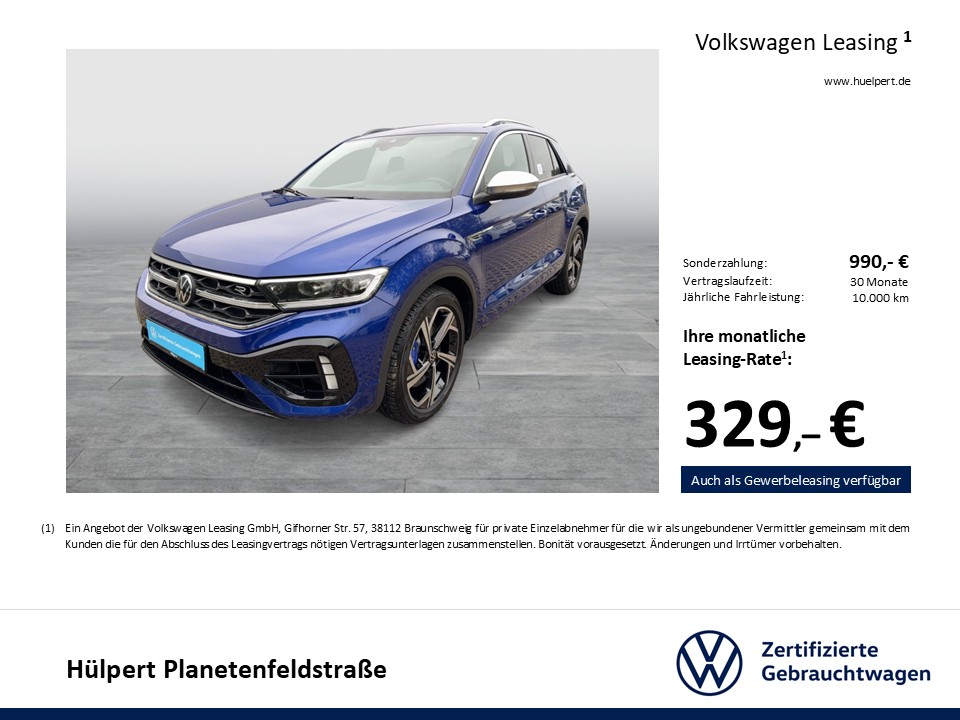 Volkswagen T-Roc 2.0 R 4X4 CAM ACC LM18 EKLAPPE NAVI SITZHZ