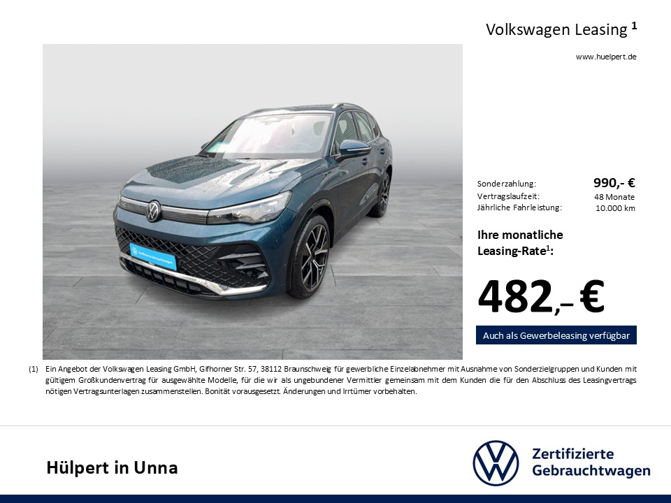 Volkswagen Tiguan 2.0 R-LINE 4X4 NEUES MODELL AHK CAM LM20