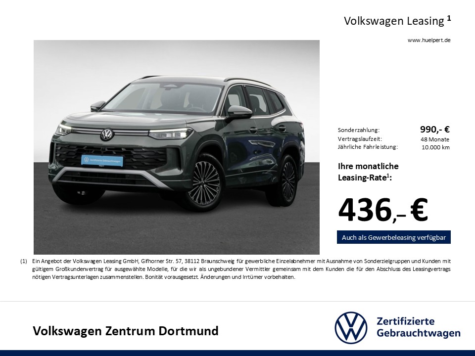 Volkswagen Tayron 2.0 LIFE 4X4 7SITZE AHK 360CAM ACC LM18