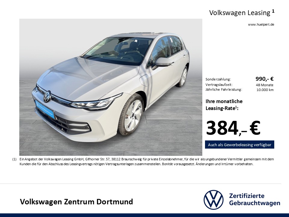 Volkswagen Golf VIII 1.5 HYBRID LIFE FACELIFT 360CAM ACC 17Z