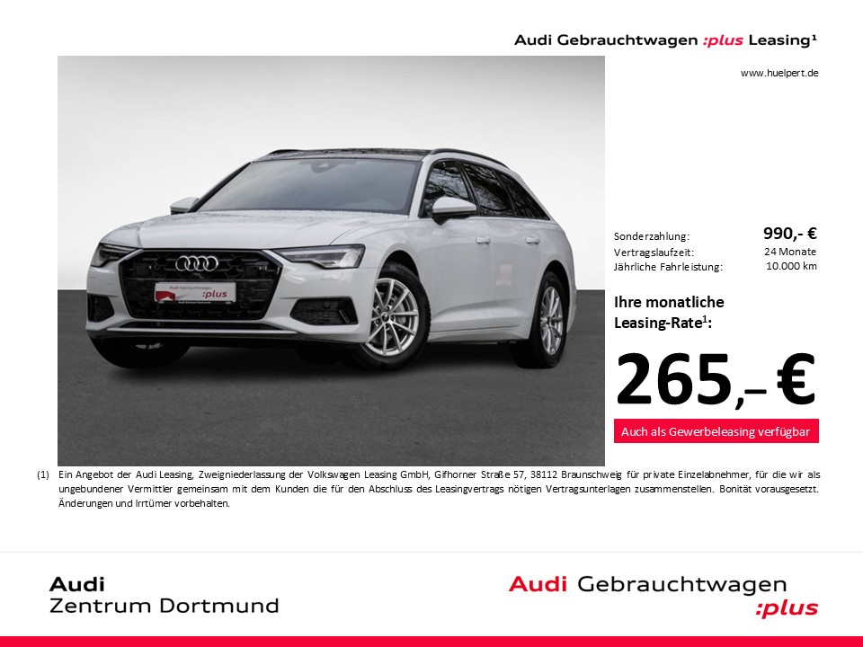 Audi A6 Avant 35 advanced BLACKPAK PANO AHK MATRIXLED