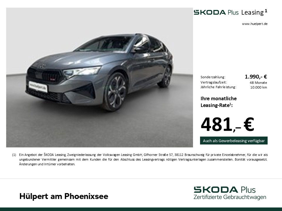 Skoda Octavia Combi 2.0 RS PANO CAM ACC LM19 E-KLAPPE