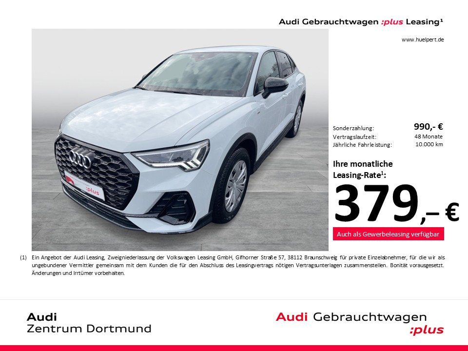Audi Q3 Sportback 35 S LINE AHK ACC LM19 EKLAPPE NAVI+