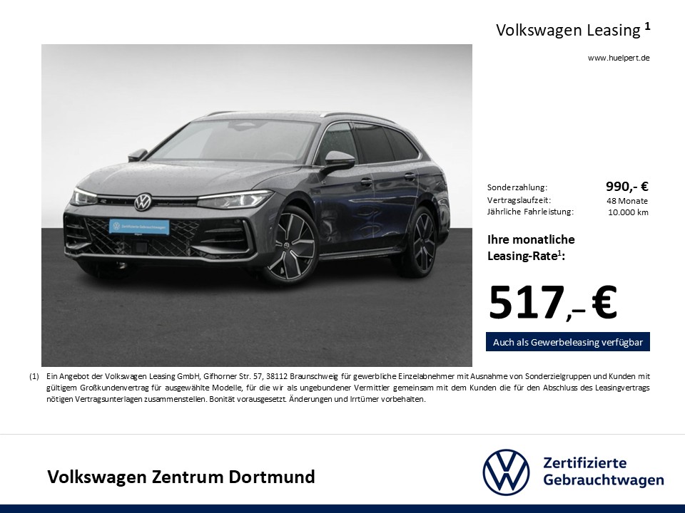 Volkswagen Passat Variant 2.0 R-LINE 4X4 NEUESMODELL AHK 19Z