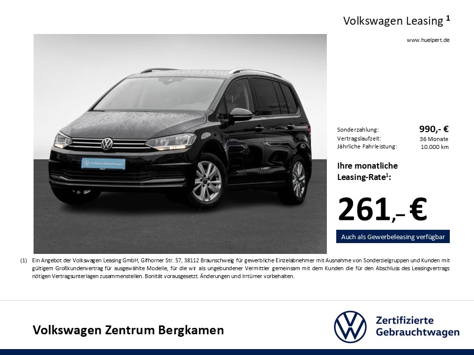 Volkswagen Touran 1.5 COMFORTLINE 7SITZE AHK CAM ACC NAVI