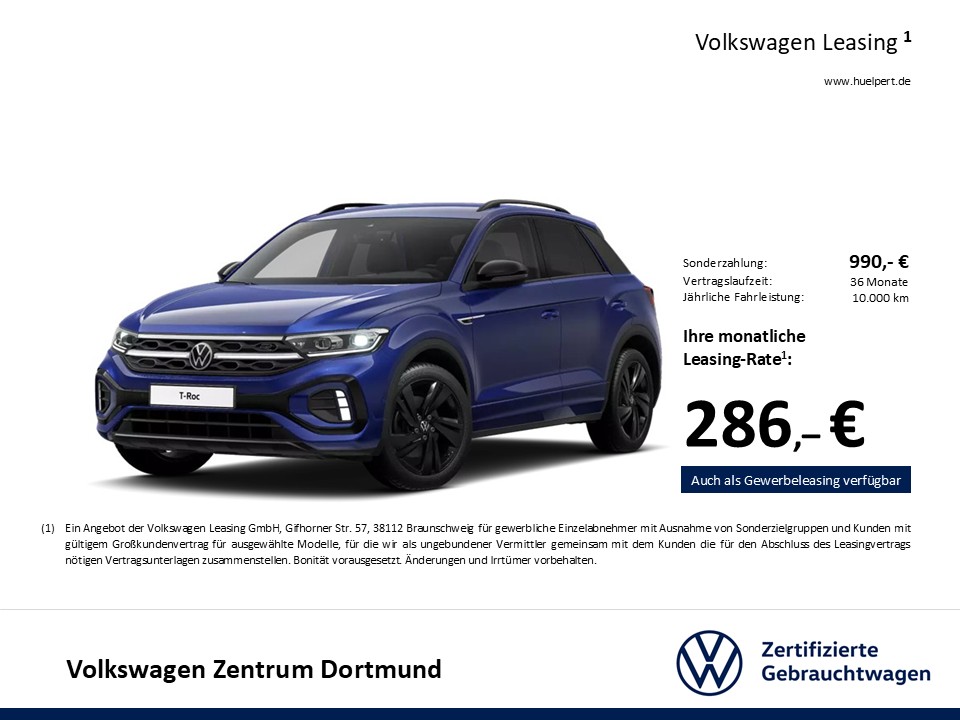 Volkswagen T-Roc 2.0 R-LINE BLACKSTYLE 4X4 STANDHZ ACC LM18