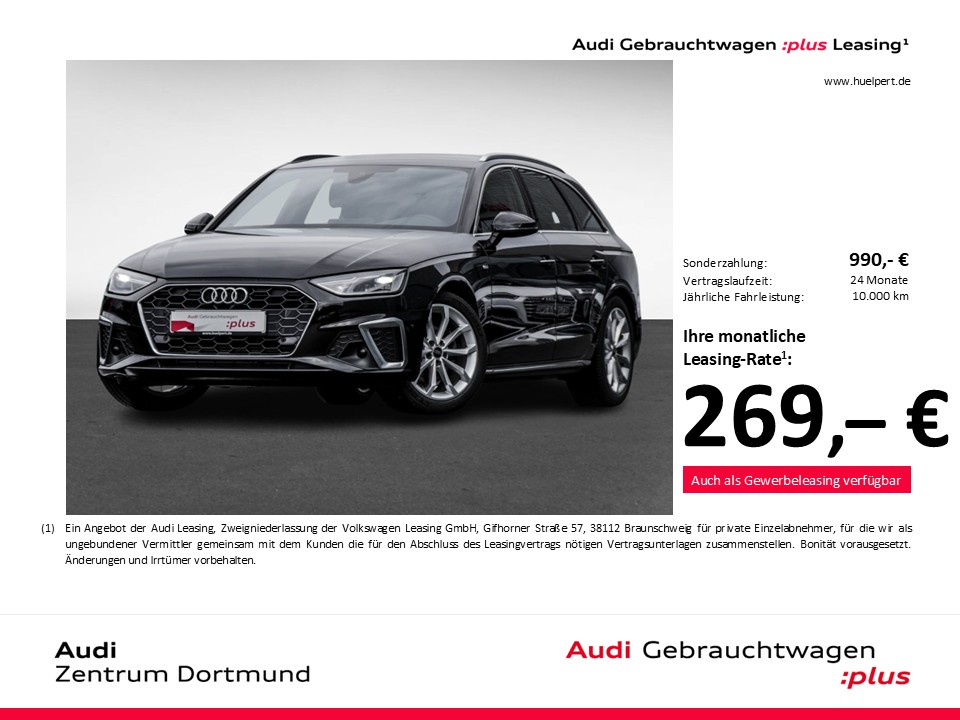 Audi A4 Avant 35 S LINE CAM LM18 E-KLAPPE NAVI+
