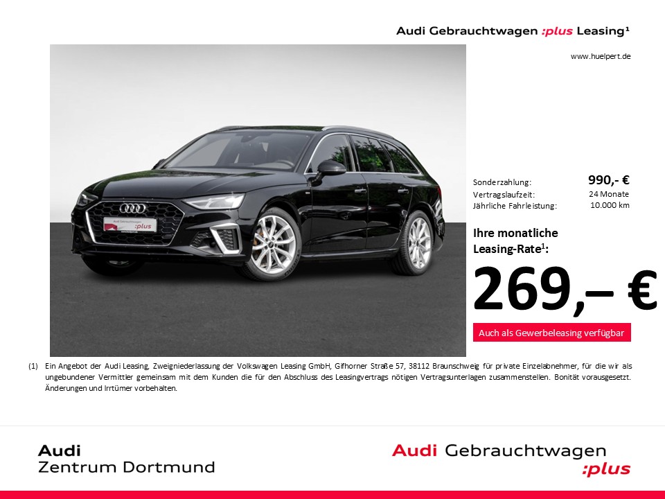 Audi A4 Avant 35 S LINE CAM LM18 E-KLAPPE NAVI+