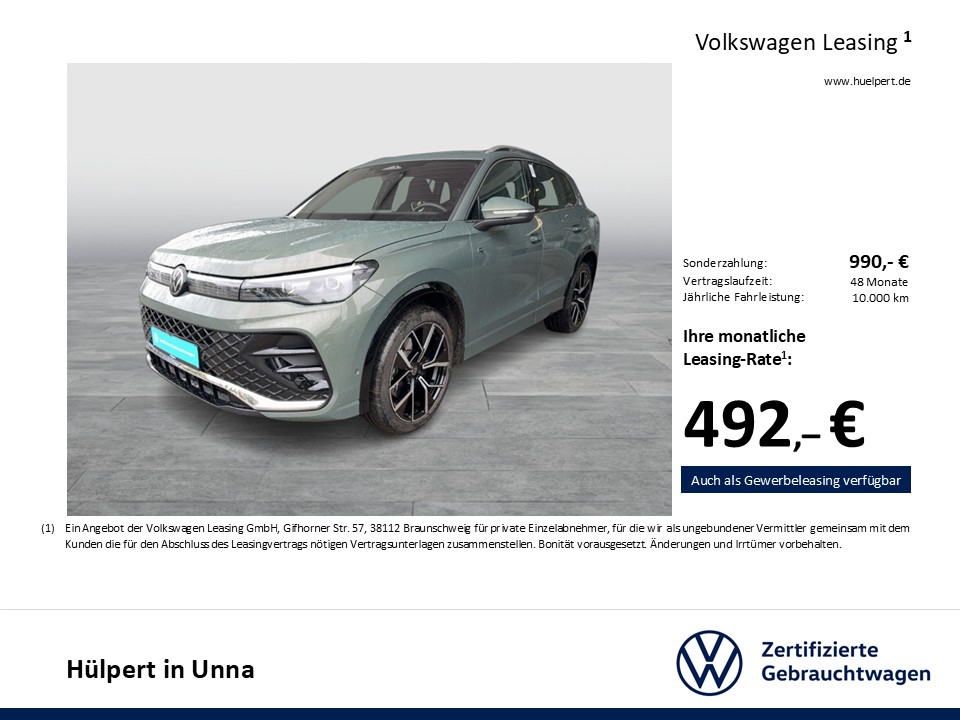 Volkswagen Tiguan 2.0 R-LINE 4X4 NEUES MODELL AHK CAM LM20