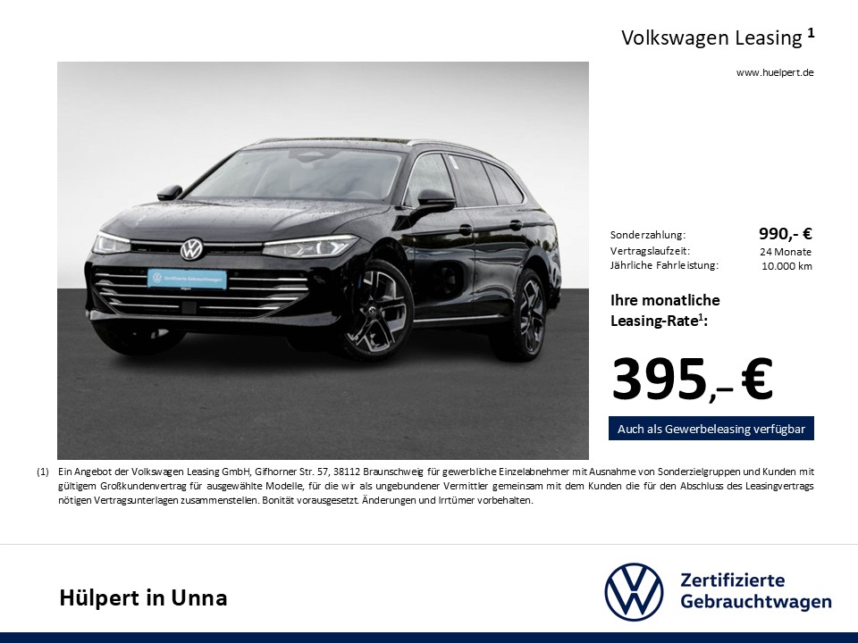 Volkswagen Passat Variant 2.0 ELEGANCE NEUES MODELL AHK CAM