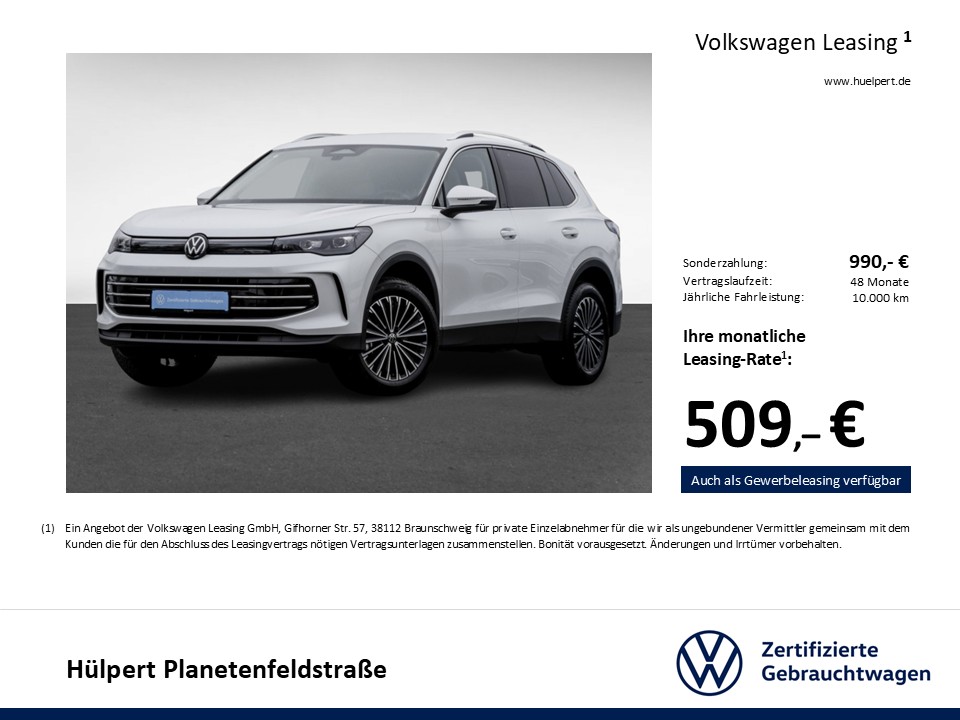 Volkswagen Tiguan 2.0 ELEGANCE 4X4 AHK HARMAN CAM NAVI LED