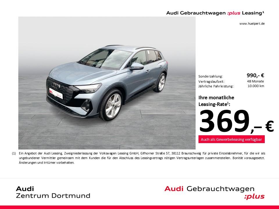 Audi Q4 e-tron 45 S LINE BLACKPAK AHK LM20 E-KLAPPE
