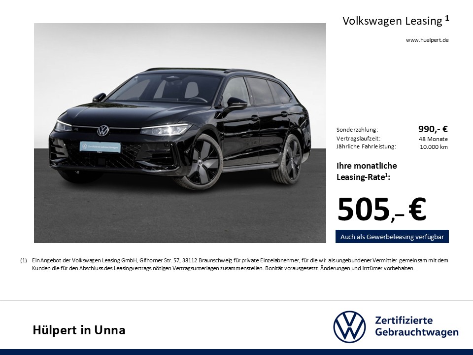 Volkswagen Passat Variant 2.0 R-LINE 4X4 NEUESMODELL AHK 19Z