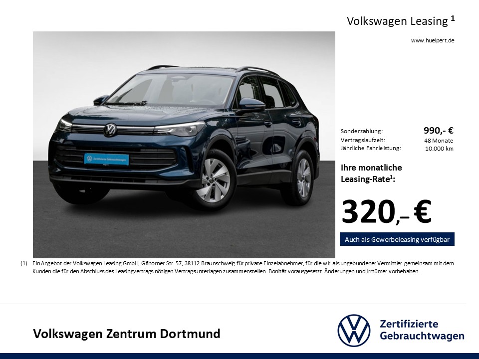 Volkswagen Tiguan 1.5 eTSI NEUES MODELL AHK CAM NAVI LM17