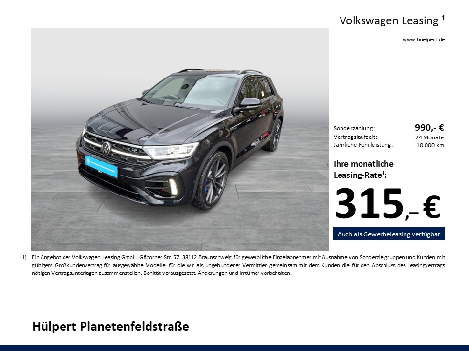 Volkswagen T-Roc 2.0 R 4X4 AKRAPOVIC LEDER PANO CAM ACC 19Z