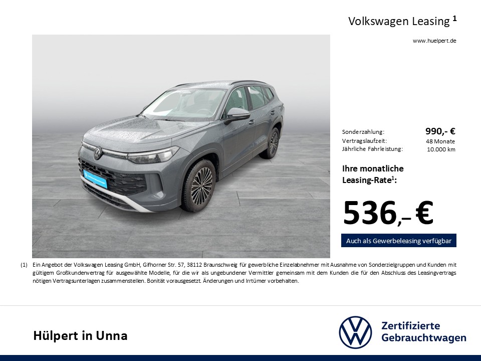 Volkswagen Tayron 2.0 LIFE 4X4 AHK CAM ACC 18Z NAVI CARPLAY