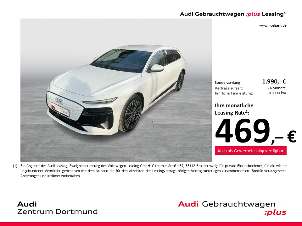Audi A6 e-tron Avant performance advanced AHK LM20