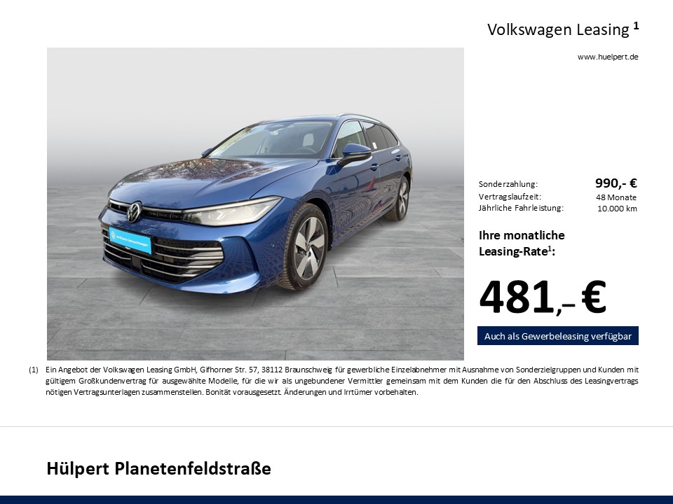 Volkswagen Passat Variant 2.0 ELEGANCE 4X4 NEUES MODELL AHK