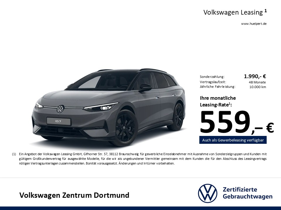 Volkswagen ID.7 Tourer PRO BLACK STYLE WÄRMEPUMPE PANO AHK