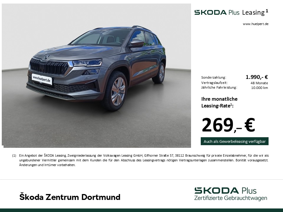 Skoda Karoq 1.5 SELECTION AHK CAM EKLAPPE NAVICOLUMBUS