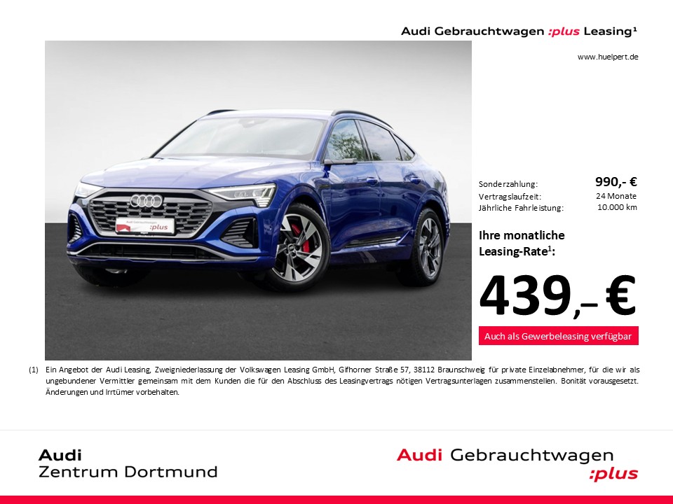 Audi Q8 e-tron Sportback 50 quattro S LINE AHK LM21