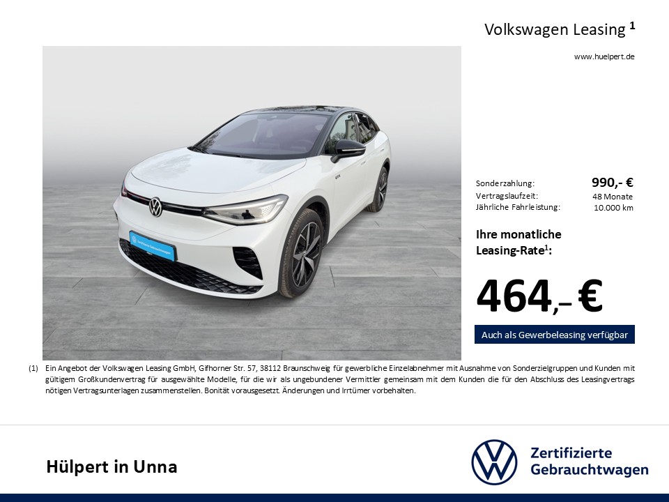 Volkswagen ID.5 GTX 4X4 WÄRMEPUMPE NAVI AHK