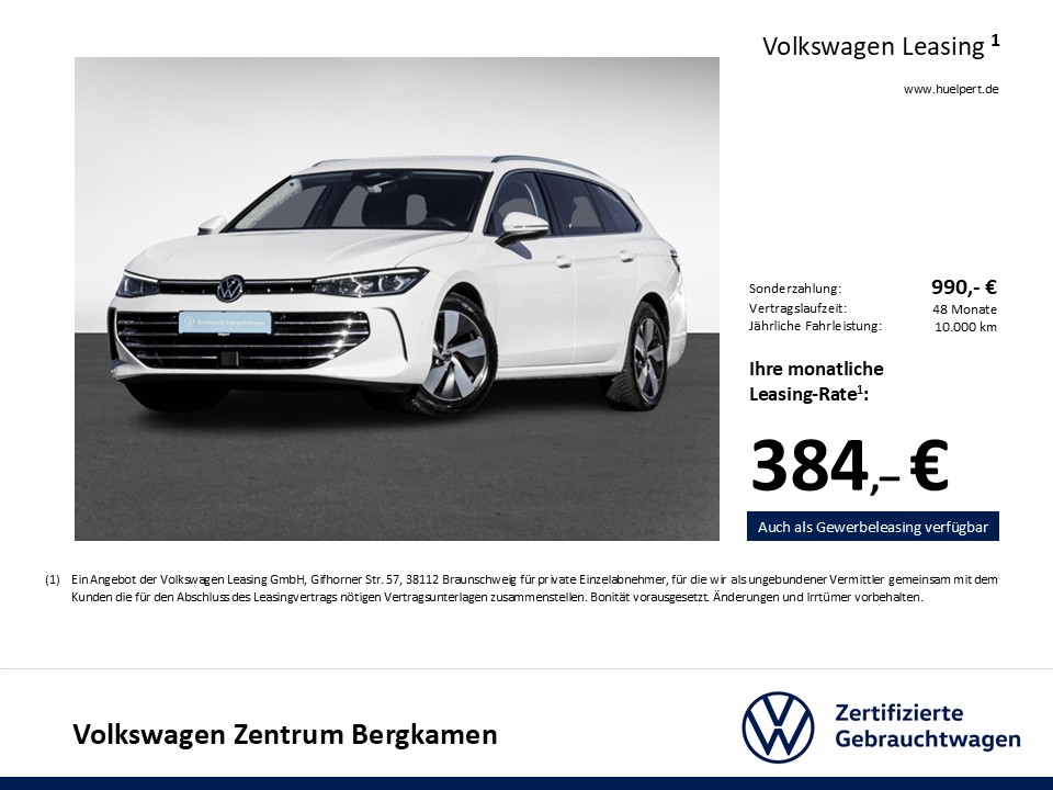 Volkswagen Passat Variant 2.0 ELEGANCE NEUES MODELL AHK CAM ACC LM17 NAVI