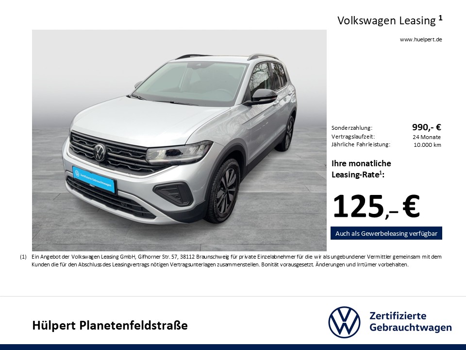 Volkswagen T-Cross 1.0 GOAL ACC CARPLAY ALU LED SITZHEIZUNG