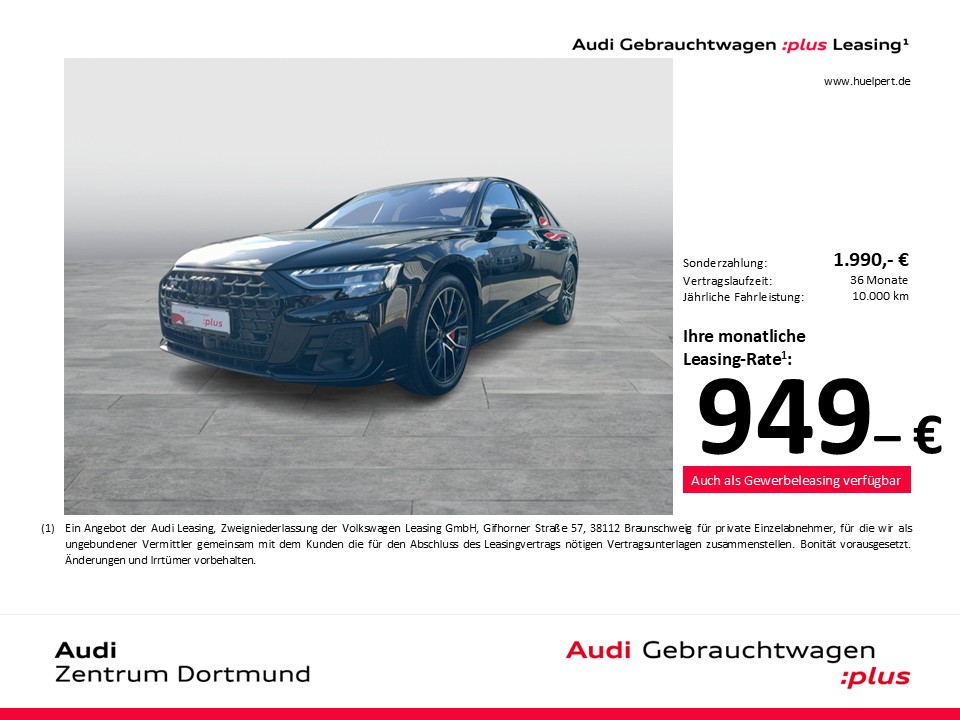 Audi A8 60 quattro HYBRID S LINE PANO B&O 360CAM LM20