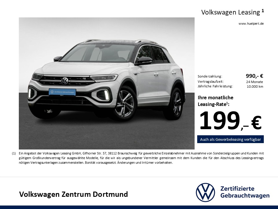 Volkswagen T-Roc 1.0 R-LINE ACC LM17 MATRIXLED NAVI SITZHZ.