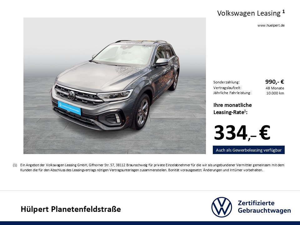 Volkswagen T-Roc 2.0 R-LINE NAVI SITZHEIZUNG ALU LED ACC