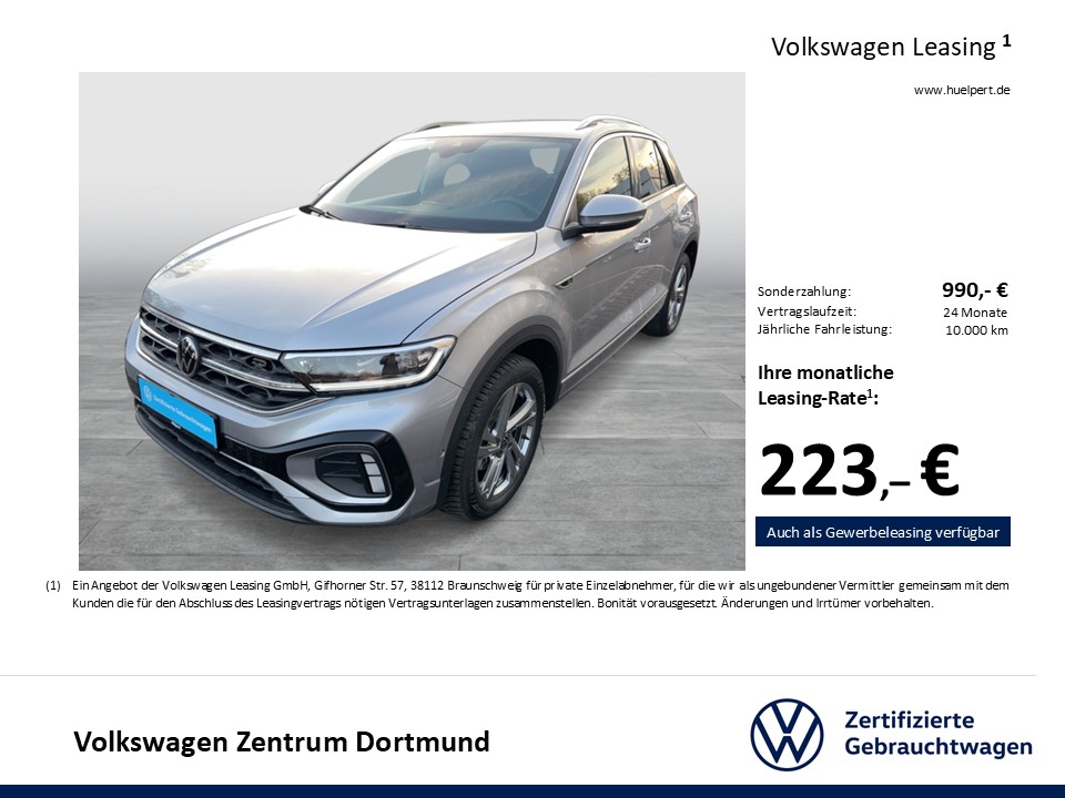 Volkswagen T-Roc 1.0 R-LINE KAMERA ACC LED+ SITZHEIZUNG NAVI
