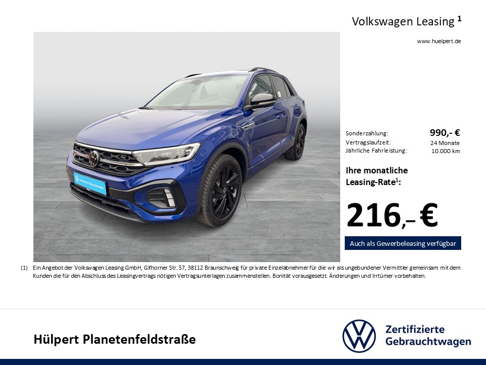 Volkswagen T-Roc 1.0 R-LINE BLACK STYLE ACC LED+ ALU18 NAVI