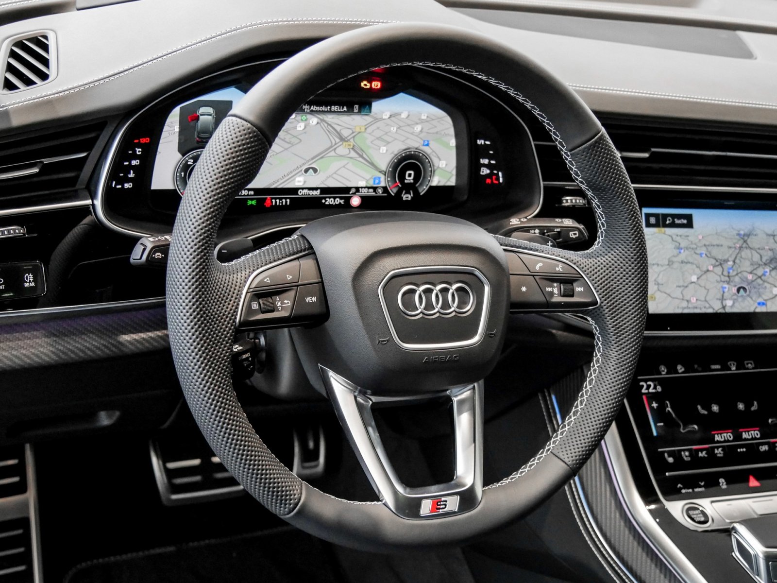 Audi Q7 50 TDI quattro tiptronic S Line B&O+PANO+AHK+Standheizung+Sonnenschutzverglasung+Sportsitze+Allradlenkung+Sonnenschutzrollo