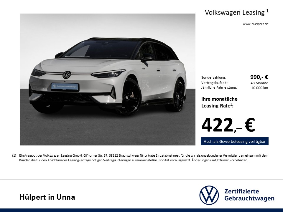 Volkswagen ID.7 Tourer GTX 4X4 WÄRMEPUMPE AHK 360°CAM LM20