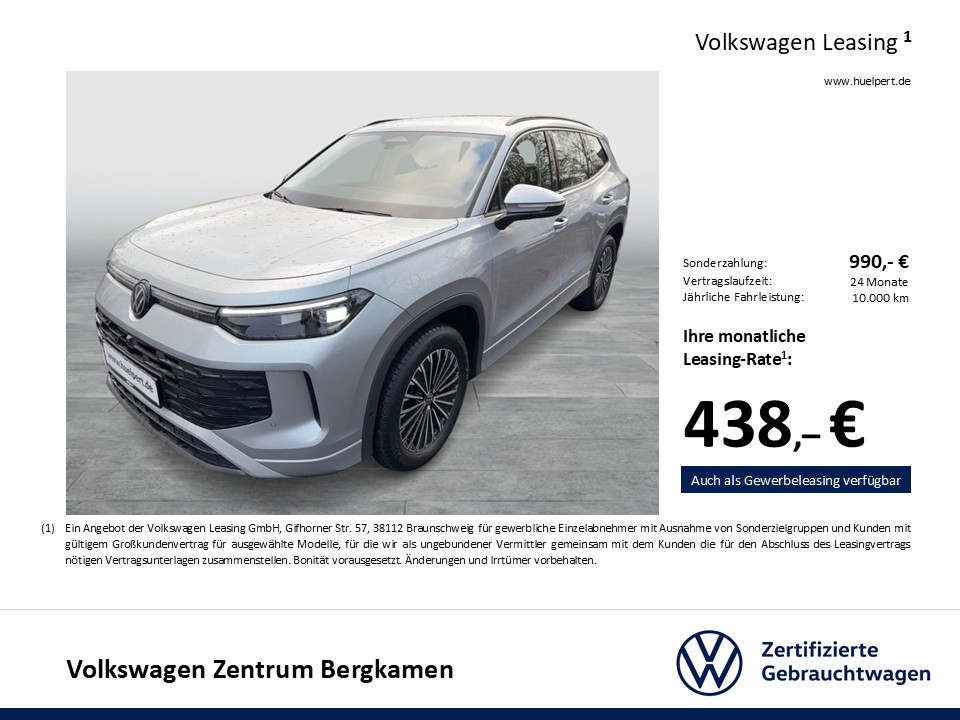 Volkswagen Tayron 2.0 LIFE 4X4 7SITZE AHK 360°CAM ACC LM18